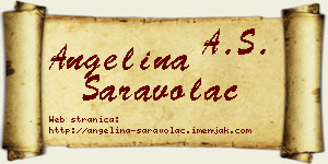 Angelina Saravolac vizit kartica